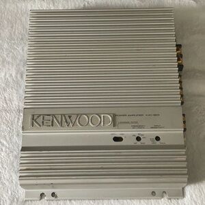 Kenwood vintage OLD SCHOOL Gray Car Audio Amplifier
